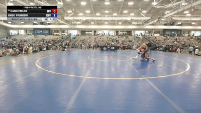 132 lbs Cons. Rd Of 32 - Cash Fields, Granite Wrestling Club vs Enzo Fabrizio, Bear Cave Wrestling Club