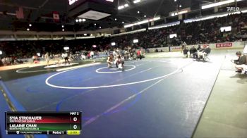 Girls 170 lbs Champ. Round 1 - Lalaine Chan, North Medford (Girls) vs Syia Strohauer, South Kitsap (Girls)