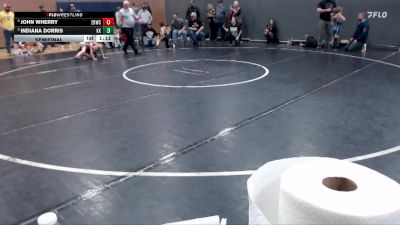 59 lbs Semifinal - John Wherry, 208 Badgers Wrestling Club vs Indiana Dorris, Kuna Klub