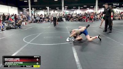 105 lbs Round 3 (4 Team) - Brayden Laird, Team Germantown vs Jackson D`Ettore, NC National Team