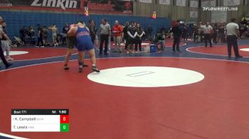 285 lbs Semifinal - Kade Campbell, Buchanan vs Ty Lewis, Kingsburg