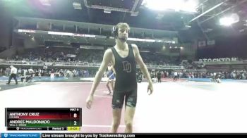 126 lbs Champ. Round 1 - Anthony Cruz, Folsom vs Andres Maldonado, Will C. Wood