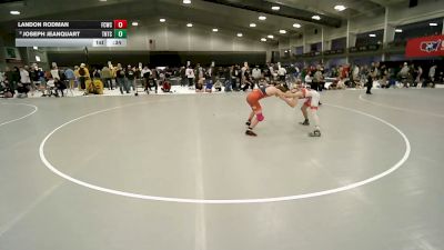 157 lbs Cons. Sub-rd Of 16 - Landon Rodman, Franklin Central Wrestling Club vs Joseph Jeanquart, Team Nazar Training Center
