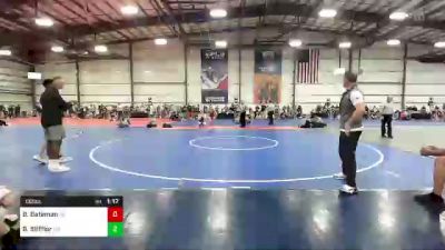 132 lbs Round Of 16 - Brantz Bateman, OK vs Blue Stiffler, GA