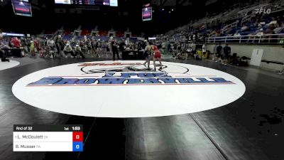 150 lbs Rnd Of 32 - Louden McDoulett, OK vs Brody Musser, PA