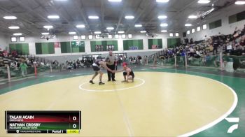 Boys 152 lbs Cons. Round 2 - Talan Acain, Chico Boys vs Nathan Crosby, Pleasant Valley Boys