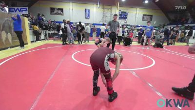 52 lbs Consolation - Emerson Braun, Owasso Takedown Club vs Ronnie Leyba, Team Tulsa Wrestling Club