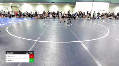 75 lbs Quarterfinal - Sam Smith, IA vs Aviyahn Mills, GA