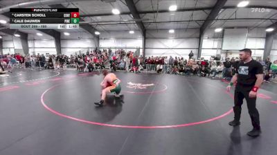 190 lbs Semifinal - Cale Dauwen, Pinedale vs Carsten Scholl, Central