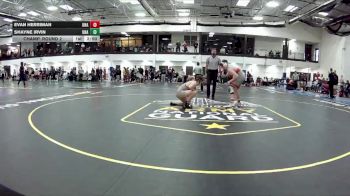 157 lbs Champ. Round 2 - Shayne Irvin, Unattached vs Evan Herriman, Unattached