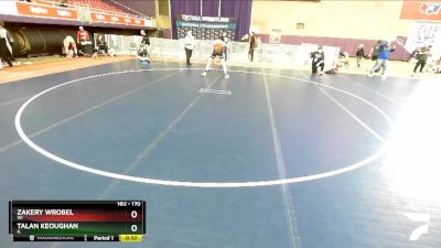 170 lbs Cons. Round 1 - Zakery Wrobel, WI vs Talan Keoughan, IL