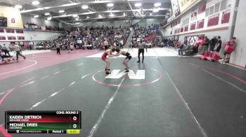 126 lbs Cons. Round 2 - Michael Dries, Coconino vs Kaiden Dietrich, Boulder Creek