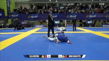 Nora Oulad Itto vs Ella Custers 2025 European Jiu-Jitsu IBJJF Championship