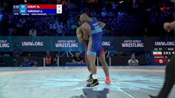 97 kg 1/8 Final - Mohammadhadi Saravi, Iran vs Artur Sargsian, Russian Wrestling Federation