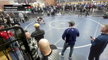 132 lbs Champ. Round 1 - Rocco Gannon, Gonzaga Prep vs Paxton Collins, West Valley (Spokane)