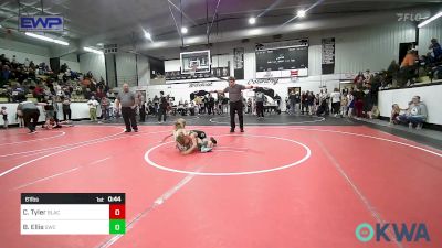 61 lbs Quarterfinal - CJ Tyler, Black Fox Wrestling Club vs Barrett Ellis, Salina Wrestling Club