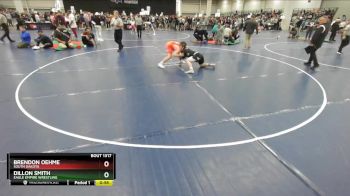 138 lbs Cons. Round 3 - Dillon Smith, Eagle Empire Wrestling vs Brendon Oehme, South Dakota