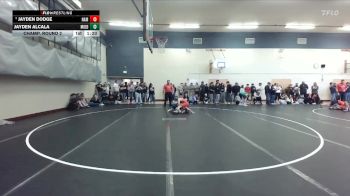 138 lbs Champ. Round 2 - Jayden Dodge, Nampa vs Jayden Alcala, Middleton
