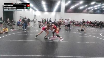 140 lbs Round 3 - Julia McGee, BaynardTrained vs McKenzie Partin, Mighty Warriors Wrestling