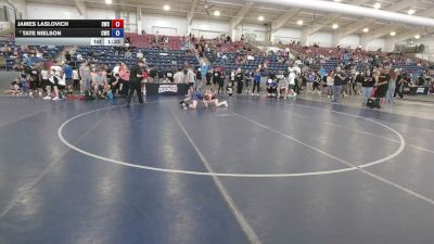 110 lbs Cons. Quarters - James Laslovich, Summit Wrestling Club vs Tate Nielson, Champions Wrestling Club