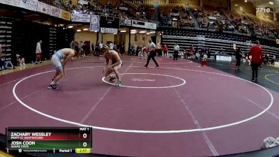 174 lbs Cons. Round 1 - Josh Coon, Adams State vs Zachary Wessley, Pratt CC Unattatched