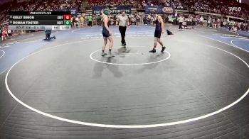 D 1 126 lbs Cons. Round 1 - Kelly Simon, C.E. Byrd vs Roman Foster, Southside