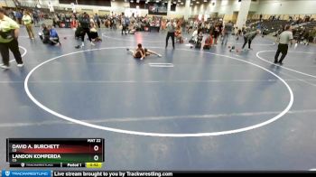 117 lbs Cons. Round 3 - David A. Burchett, CO vs Landon Komperda, CO