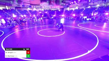 82 lbs Quarterfinal - Mason Wright, Southern Idaho WC vs Davien Martinez, Elevated