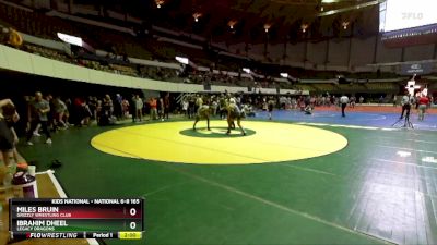 National 6-8 165 Round 5 - Ibrahim Dheel, Legacy Dragons vs Miles Bruin, Grizzly Wrestling Club