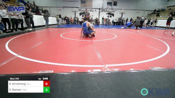 106 lbs Semifinal - Benjamin Armstrong, Collinsville Cardinal Youth Wrestling vs Giovanni Ramos, Team Tulsa Wrestling Club