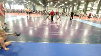 60 lbs Rr Rnd 2 - Paige Wright, Montville vs Noah Rivera, Ohio Titan Grey