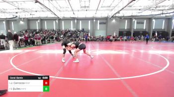 126 lbs Consolation - John Carrozza, Ridgefield vs Isaac Quiles, East Hartford