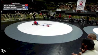 77 lbs Cons. Round 2 - Nolan Davidson, High Elevation Wrestling Club vs Benjamin Honahni, Del Norte Wrestling Inc.