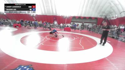 135 lbs Cons. Round 3 - Avery Losiewicz, Northern Exposure Wrestling Club vs Maddie Lee, Wausau West