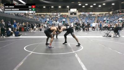 197 lbs Champ. Round 3 - Joel Arias, Northwestern (Iowa) vs Mason Obanion, Unattached