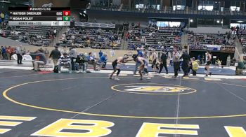 132 lbs Cons. Round 2 - Noah Foley, LaRue County vs Hayden Drexler, Oldham County
