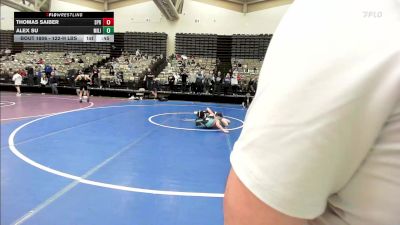 122-H lbs Consi Of 32 #2 - Thomas Saiber, Springfield vs Alex Su, Militia Wrestling Club