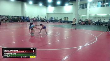 106 lbs Round 1 (6 Team) - Tatem Adams, SD Red vs Ziggy Sandobal, S.E.O. Wrestling Club- Team White