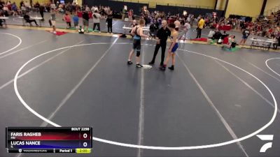 165 lbs Cons. Round 2 - Faris Ragheb, MN vs Lucas Nance, IL