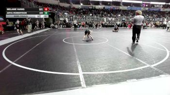 60 lbs Semifinal - Melanie Varns, Butler Youth WC vs Arya Robertson, Level Up