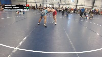 Elite 197 lbs Quarterfinal - Geoffrey Freeman, Upper Iowa vs Ben Strehlow, Luther