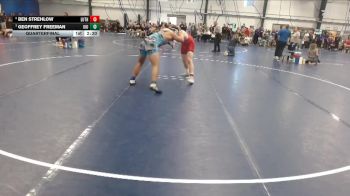 Elite 197 lbs Quarterfinal - Geoffrey Freeman, Upper Iowa vs Ben Strehlow, Luther
