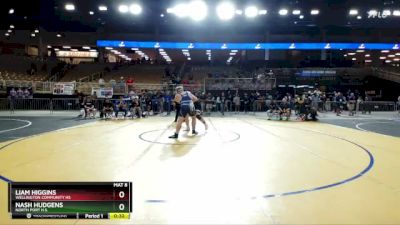 3A 285 lbs Cons. Round 1 - Liam Higgins, Wellington Community Hs vs Nash Hudgens, North Port H.S.