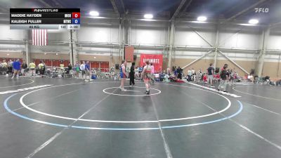 85 kg Rr Rnd 1 - Maddie Hayden, Michigan Wrestling Academy - GHSE vs Kaleigh Fuller, Maine Trappers Blue - GHSE
