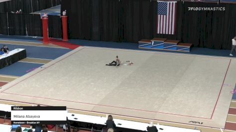 Milana Abayeva - Ribbon - 2021 Rhythmic Elite Qualifier