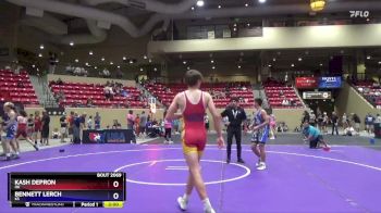 144 lbs Champ. Round 1 - Kash DePron, OK vs Bennett Lerch, KS