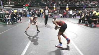 98 lbs Round Of 32 - Orian Johnson, Teaneck Wrestling vs Aiden Urgo, Old Bridge
