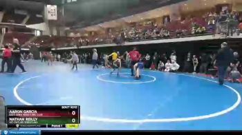 80 lbs Quarterfinal - Nathan Reilly, 512 Outlaw Wrestling vs Aaron Garcia, Katy Area Wrestling Club