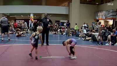 45 lbs Round 3 (6 Team) - Boone Moseley, BS Wrestling vs Leo Blair, Panhandle Punishers