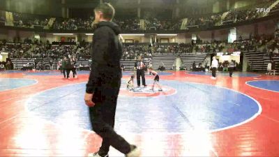 54 lbs Round Of 16 - Hank Woodard, Screven Elite Wrestling Club vs Grady Lindsey, Rockmart Takedown Club
